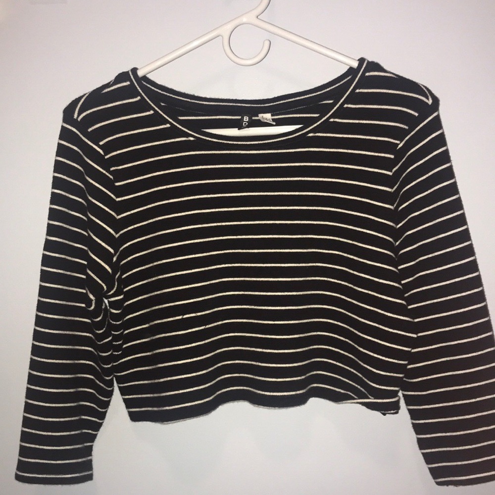 Black and White striped long sleeve from BDG.
